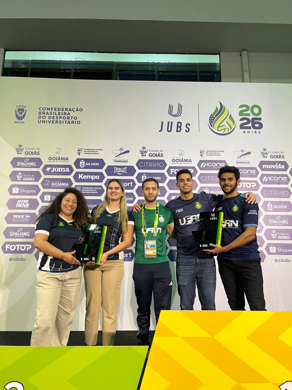 Equipe de xadrez da UFRN no pódio dos JUBs 2026